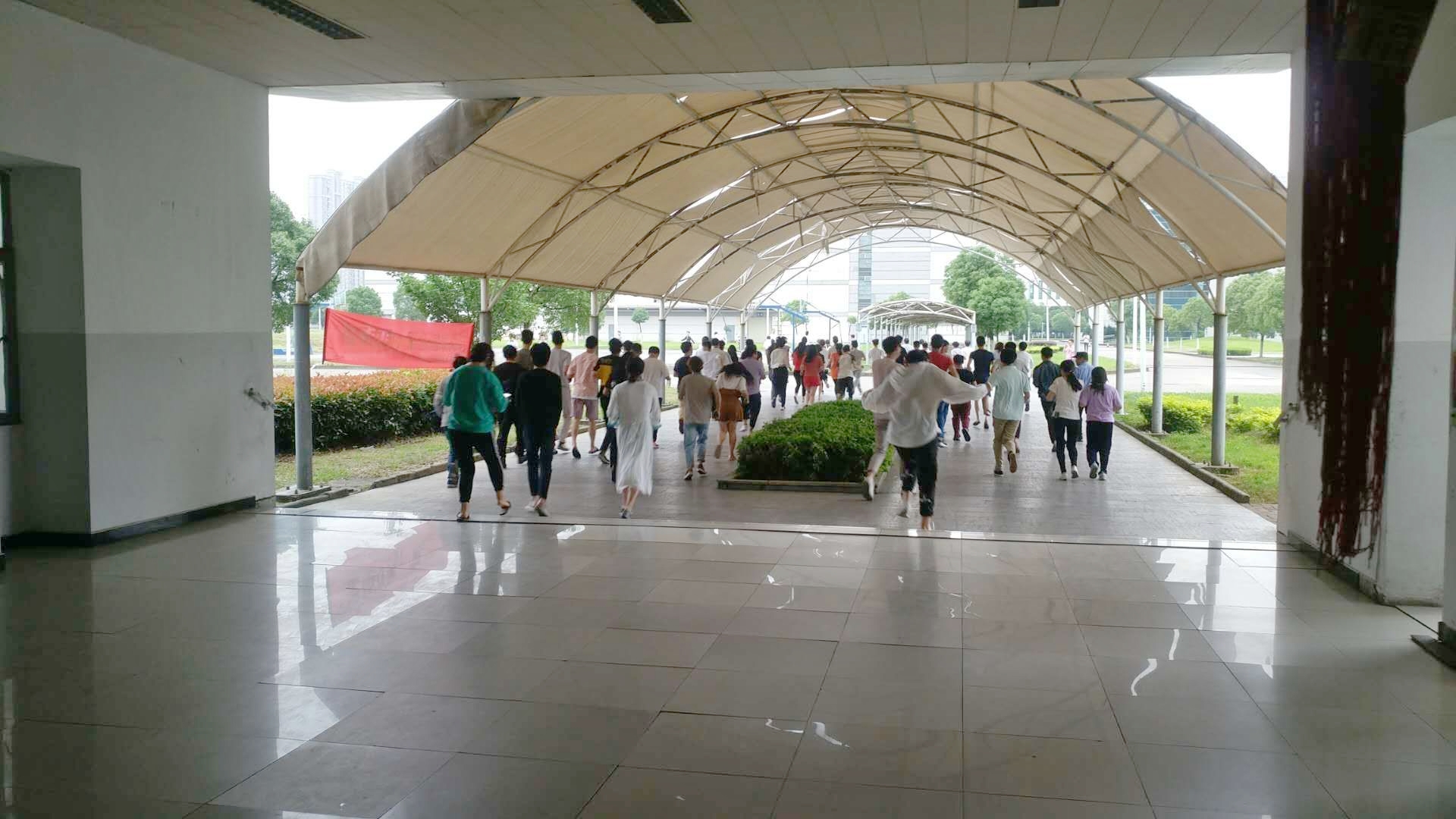 我公司配合消防維保單位進行消防演習